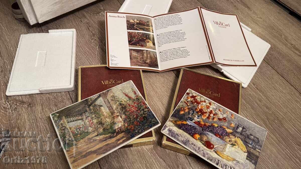 Villeroy & Boch – Set de farfurii, după picturi de Anna Boch