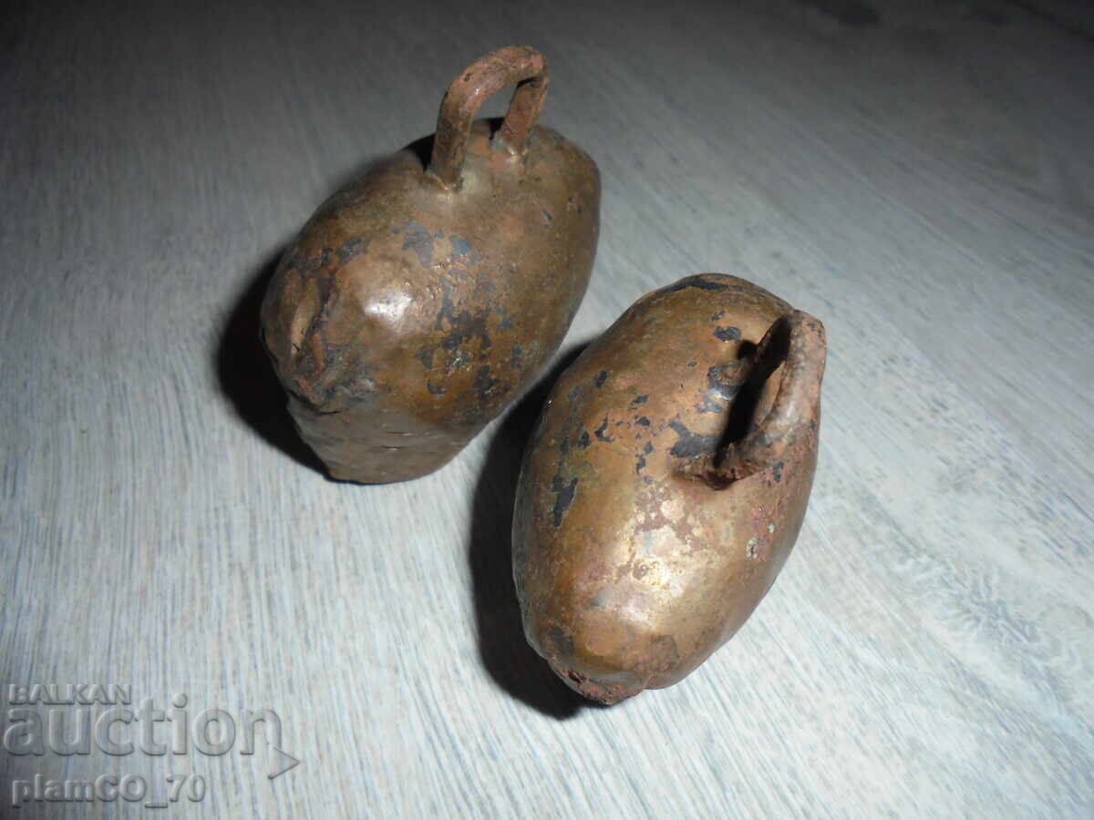 Аукцион №*7967 две стари метални / железни хлопки Аукцион №*7967 две стари метални / железни хлопки