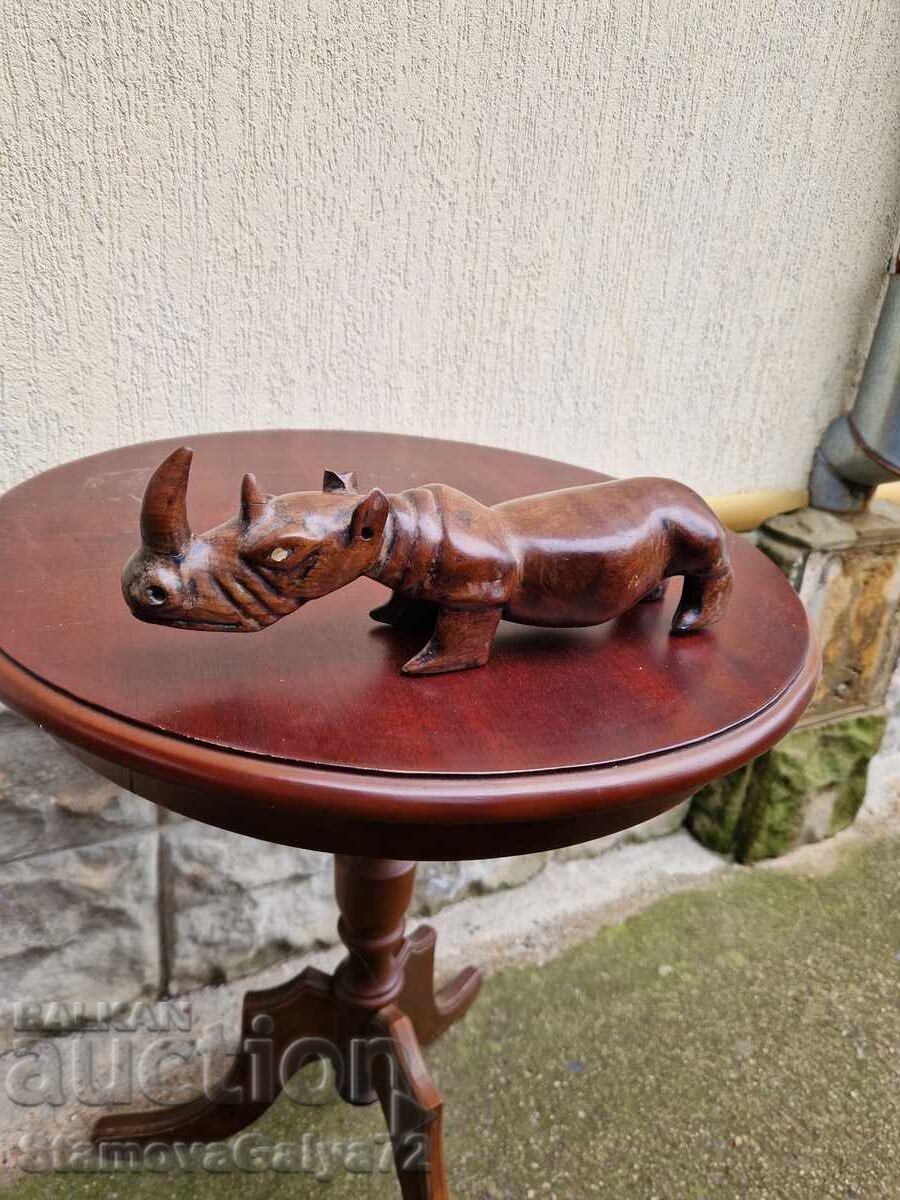 Εξαιρετικό αντίκα αφρικανικό ξύλινο ειδώλιο αγαλματίδιο - 5