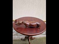 Страхотна антикварна африканска дървена фигура статуетка