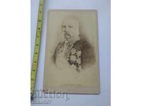 Стара снимка картон литография Император Гърция