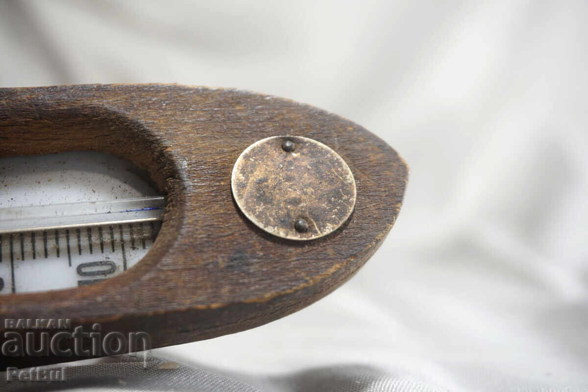 Παλιό Μικρό ΘΕΡΜΟΜΕΤΡΟ Ξύλινη Βάση WB KB Germany Δεν Λειτουργεί - 6 Παλιό Μικρό ΘΕΡΜΟΜΕΤΡΟ Ξύλινη Βάση WB KB Germany Δεν Λειτουργεί - 6