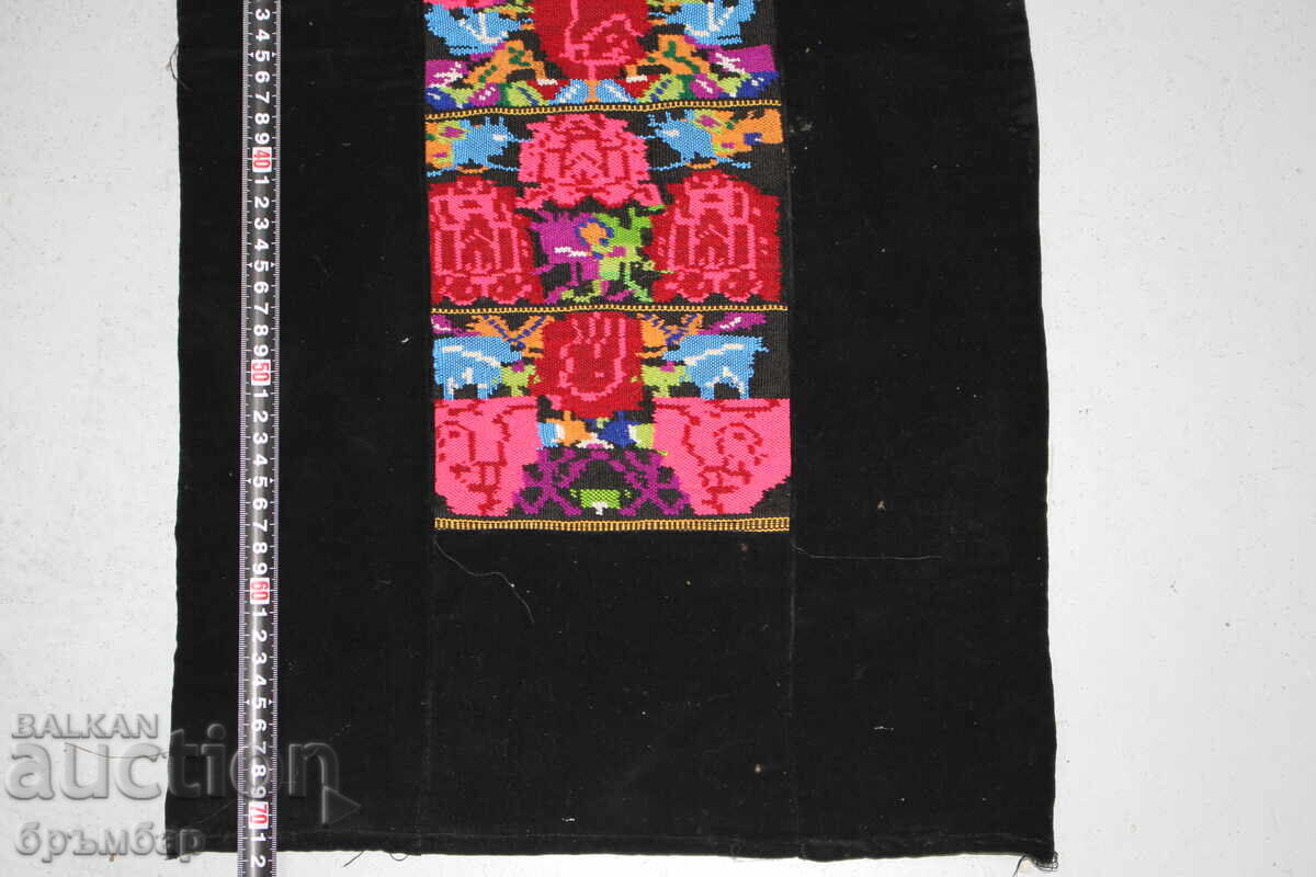 Аукцион Старинна престилка с кадифе. Нова, от зестра. 1* Аукцион Старинна престилка с кадифе. Нова, от зестра. 1*