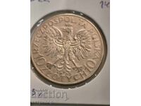 10 zloti Polonia 1933 argint