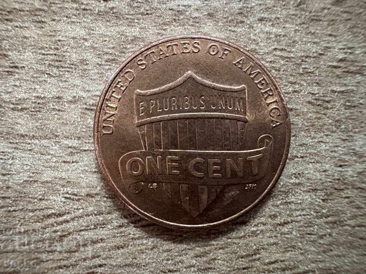 САЩ - 1 цент (2011) - D САЩ - 1 цент (2011) - D