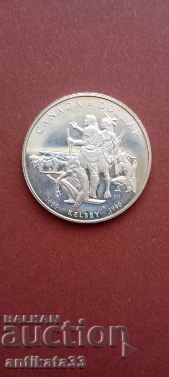 1 долар 1990 - Сребро 23,32 1 долар 1990 - Сребро 23,32