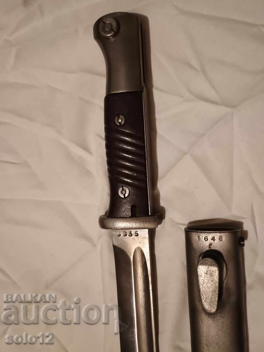 Щик за немски Маузер К-98. с цена € 180.00 | 352.05 лв. Щик за немски Маузер К-98. с цена € 180.00 | 352.05 лв.