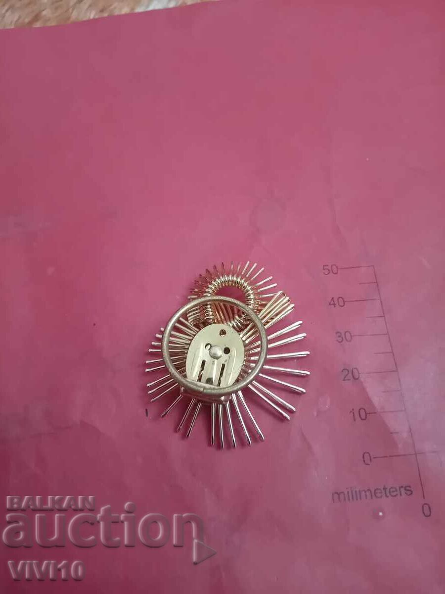 Αντίκα καρφίτσα με επιχρύσωση, κλιπς με τιμή € 7.00 | 13.69 BGN