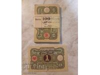 50 бр. Банкноти по 1 марка 1920г