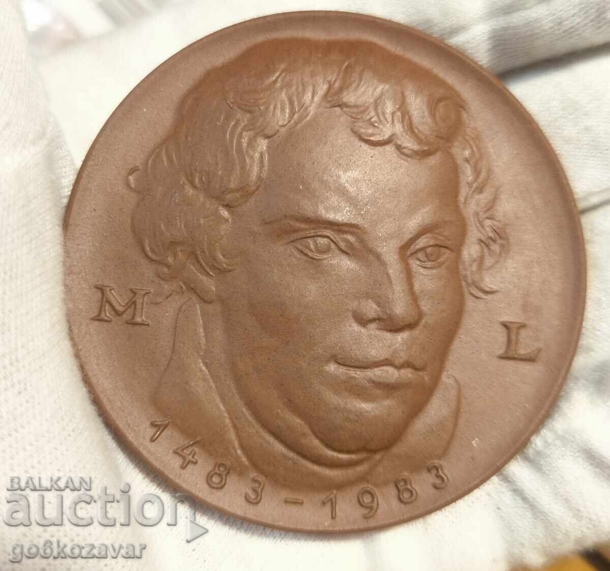 Δημοπρασία Πορσελάνινο νόμισμα/μετάλλιο από Meissen Martin Luther 1483-1983