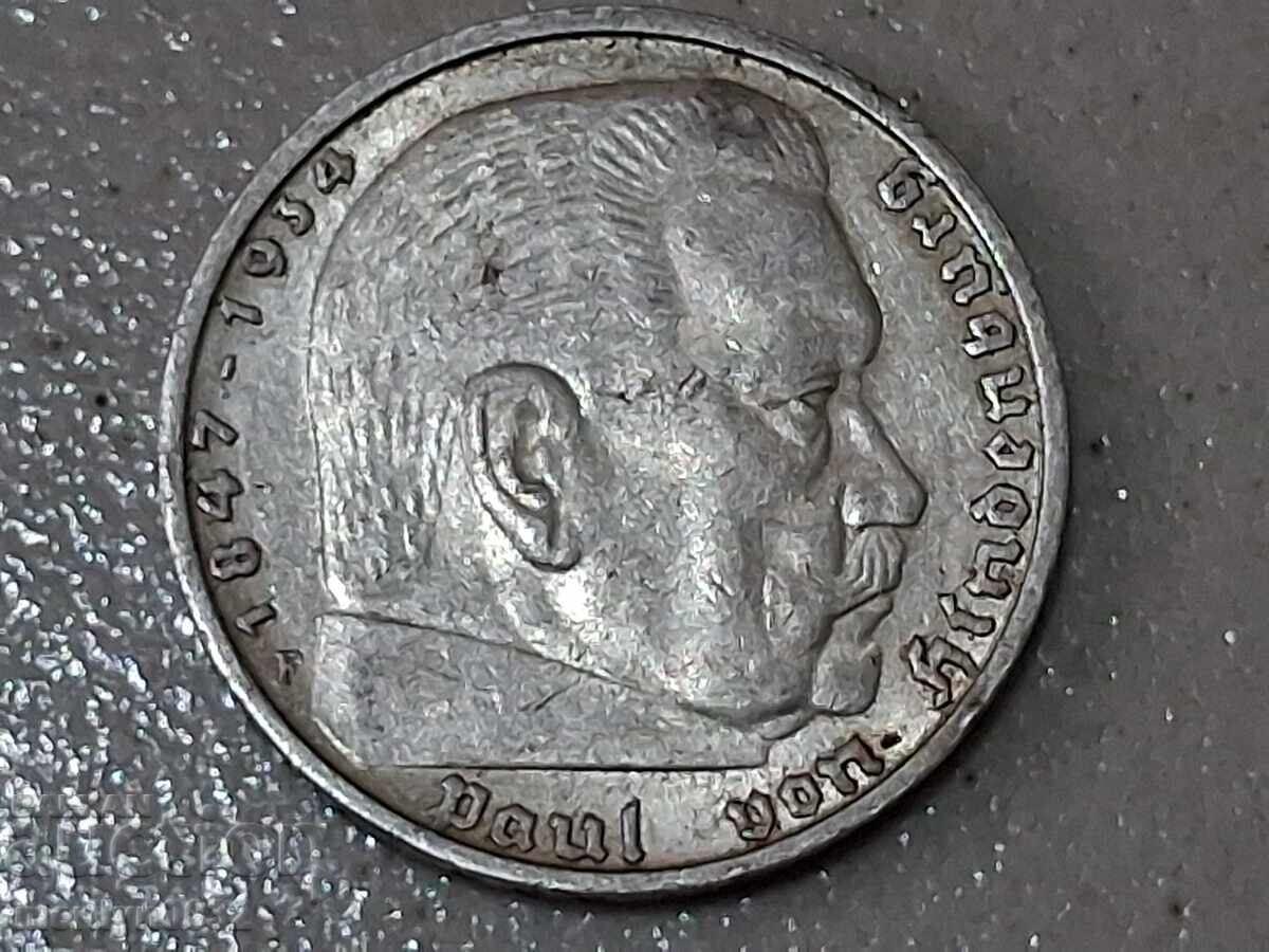 5 Mark Coin 1935 Germany Third Reich Silver with price € 34.50 | 67.48 BGN