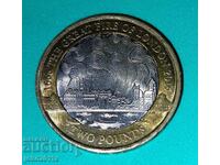 2 lire sterline Marea Britanie 2016 - jubiliară