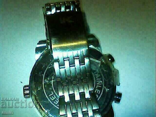 very beautiful large re4en 4asovnik 100% working chronograph - 6