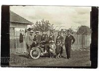 1933 OLD PHOTO KUBRAT FAIR MOTORCYCLE BSA E769