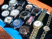 Λοτ από 15 ρολόγια, όλα λειτουργούν, δεν έχουν μπαταρία