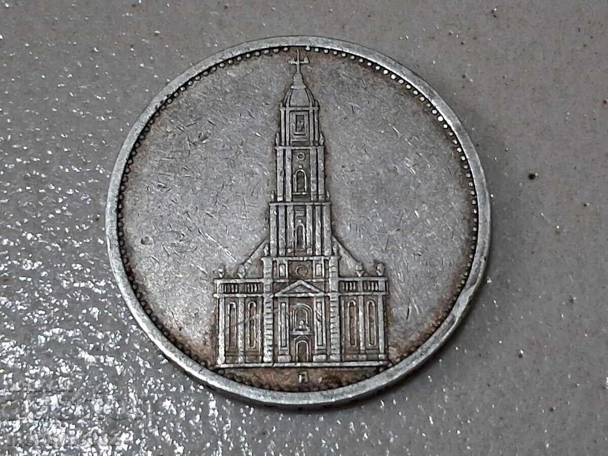 5 Mark Coin 1935 Germany Third Reich Silver with price € 31.50 | 61.61 BGN
