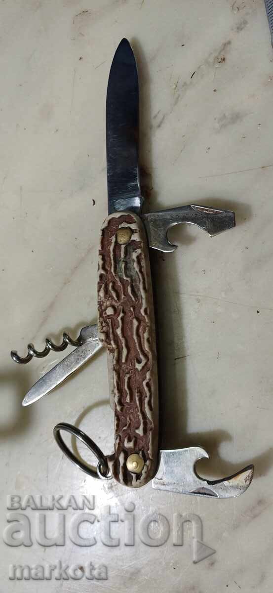 Аукцион Рядък немски джобен ловен нож  - Б.З.Ц.