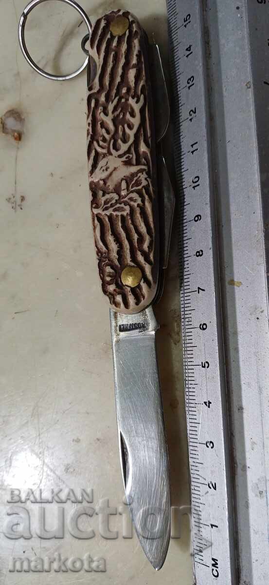 Доставка на Рядък немски джобен ловен нож  - Б.З.Ц.