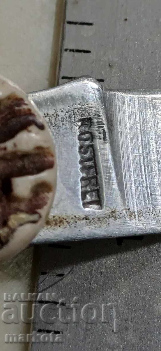 Рядък немски джобен ловен нож  - Б.З.Ц. - 5