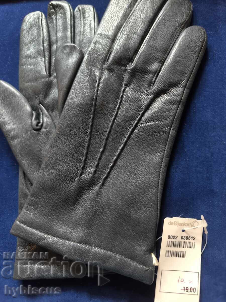 Mănuși de piele noi, import Olanda, cu etichetă, de damă - 5 Mănuși de piele noi, import Olanda, cu etichetă, de damă - 5