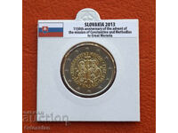 Словакия • 2 евро • Св. Св. Кирил и Методи • 2013