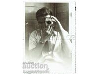 МАЛКА СТАРА СНИМКА МЪЖ С ФОТОАПАРАТ Е773