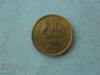 10 франка 1951 г. Франция