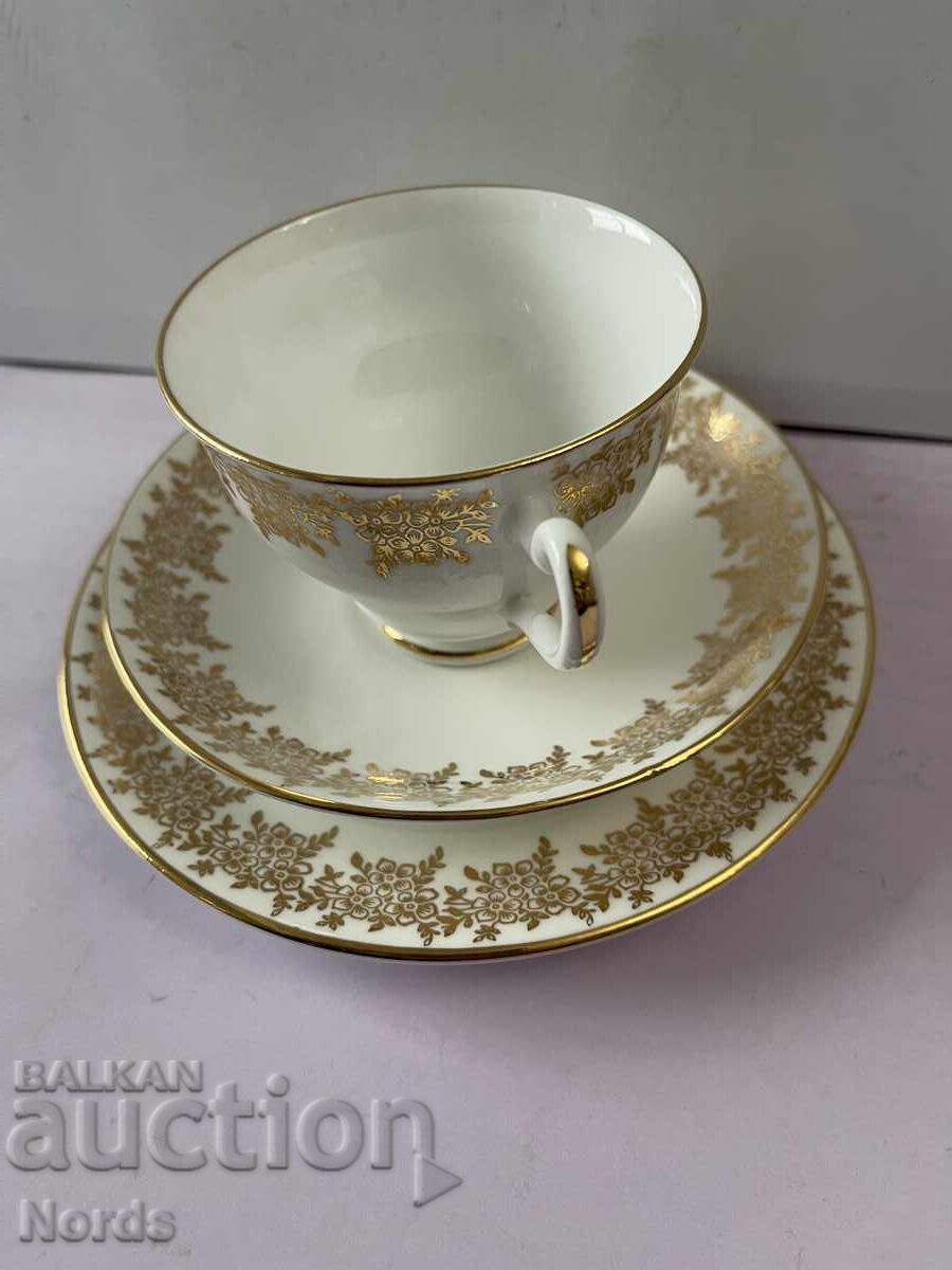 Clare Английски троен сет за чай с цена € 0.01 | 0.02 лв.