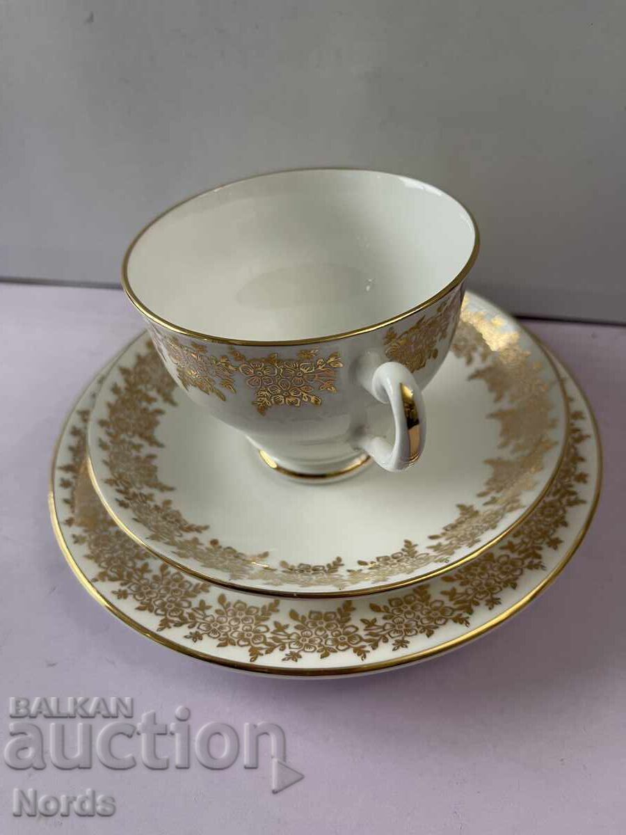 Clare Английски троен сет за чай с цена € 0.01 | 0.02 лв.