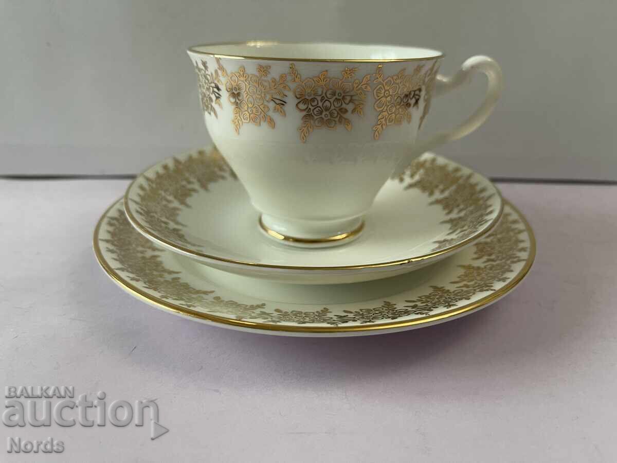 Clare Английски троен сет за чай с цена € 0.01 | 0.02 лв.