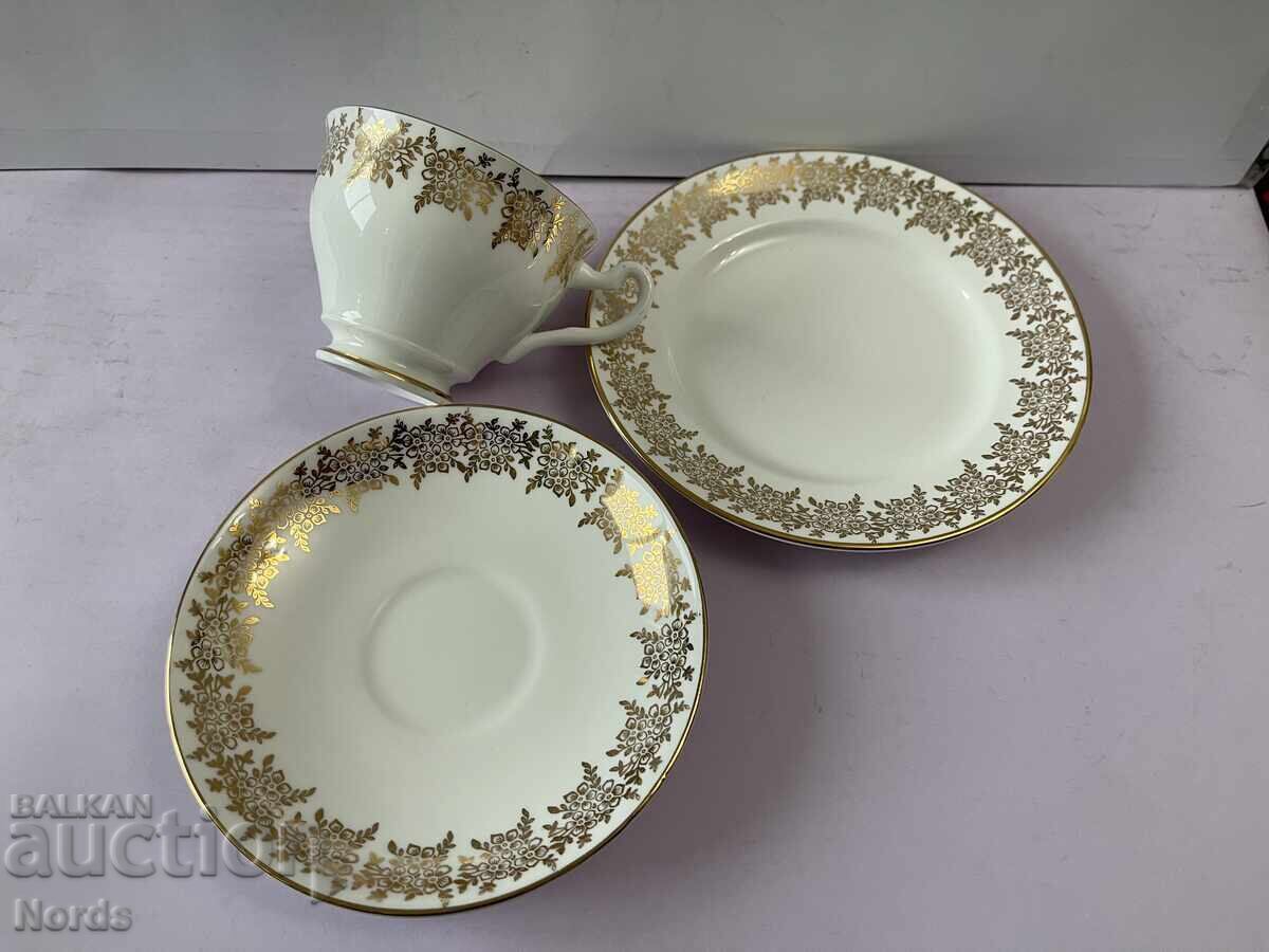 Аукцион Clare Английски троен сет за чай