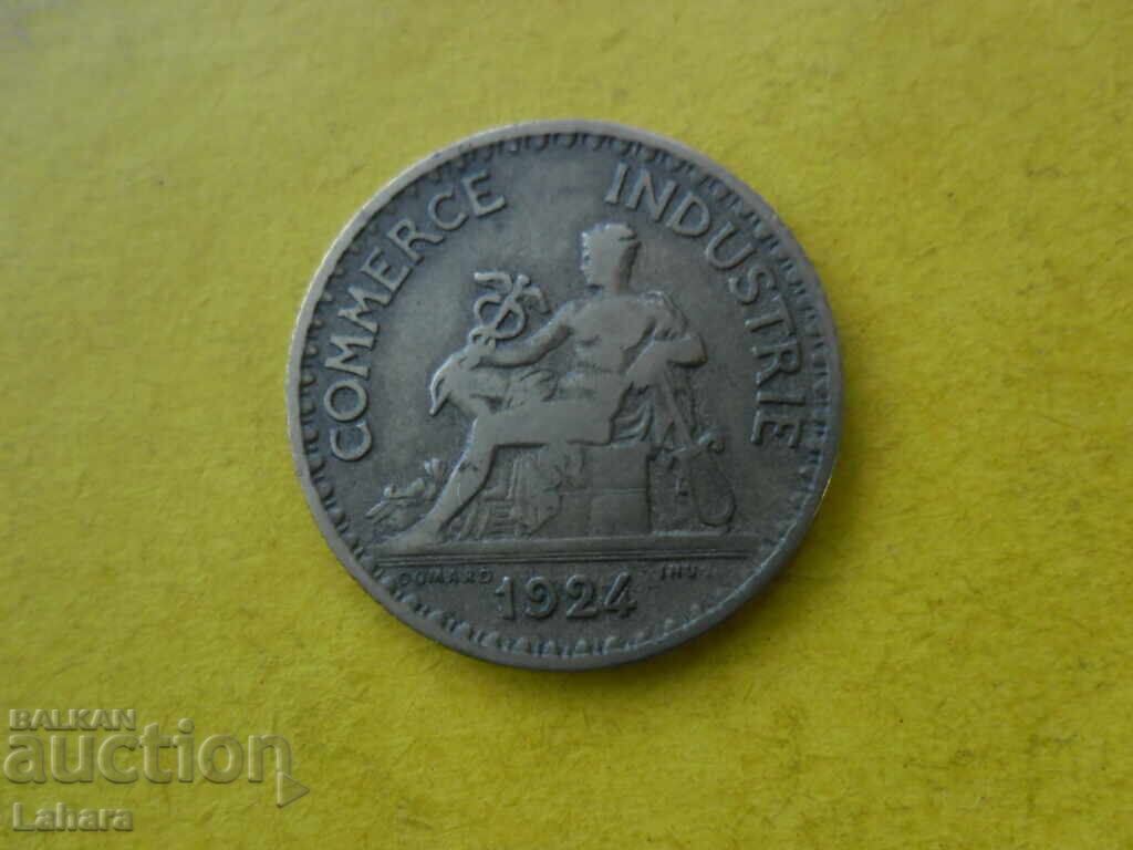 1 franc 1924 Franța cu preț € 0.77 | 1.51 BGN