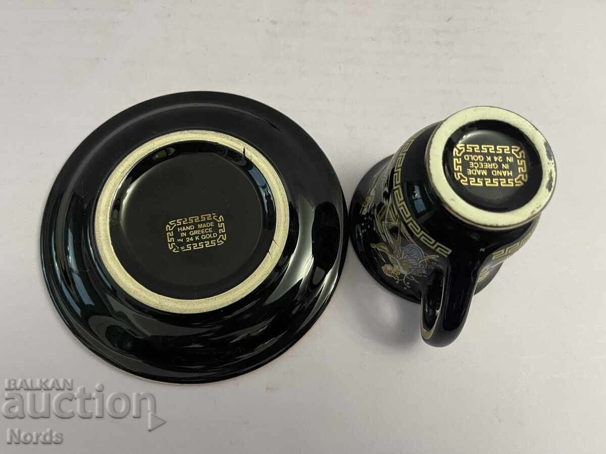 Доставка на Гръцки двоен сет за кафе