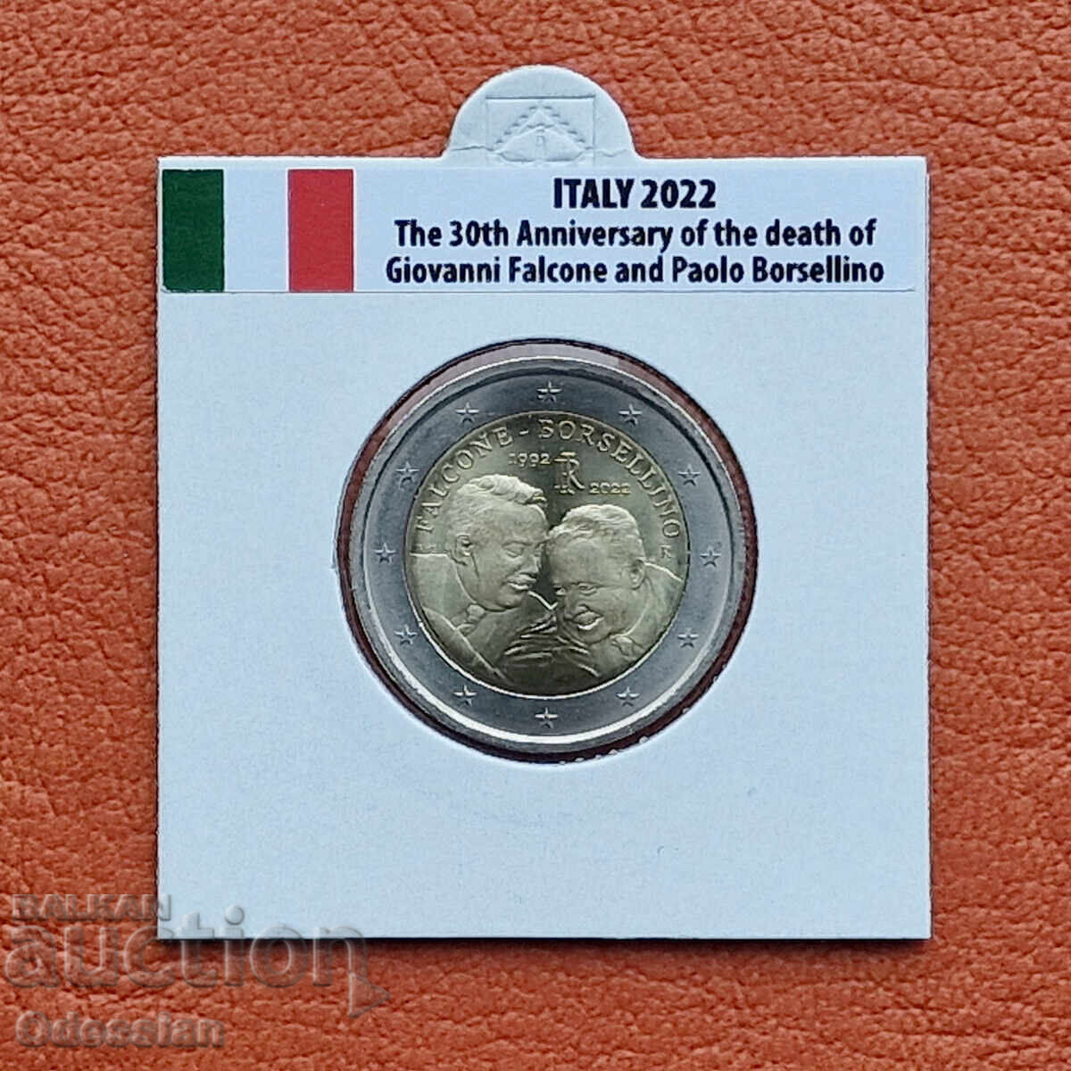 Италия • Фалконе и Борселино • 2 евро • 2022