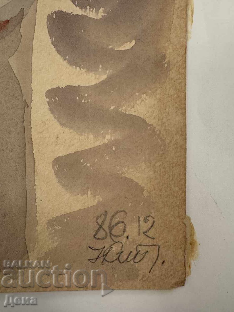 Майсторски акварел 1986г - 6