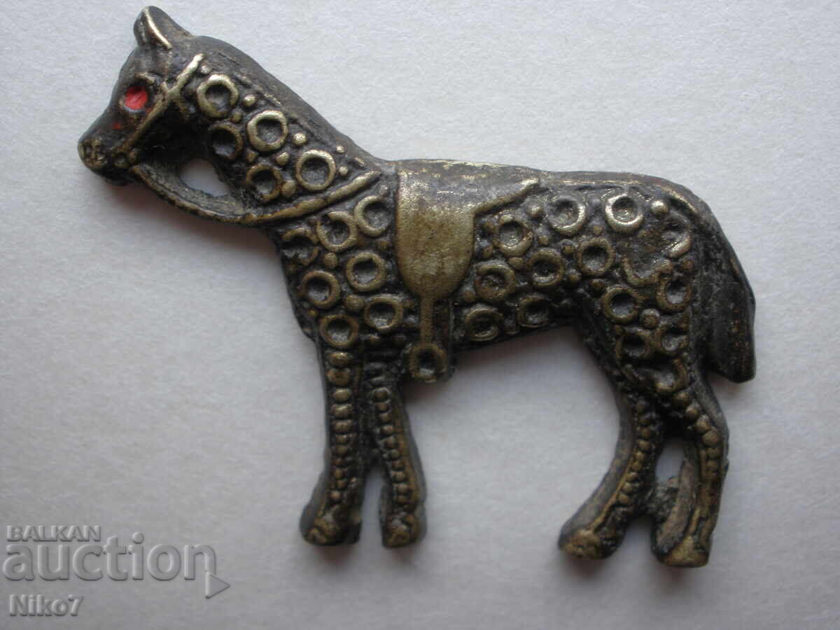 Аукцион Стара,жокейска значка (кокарда).