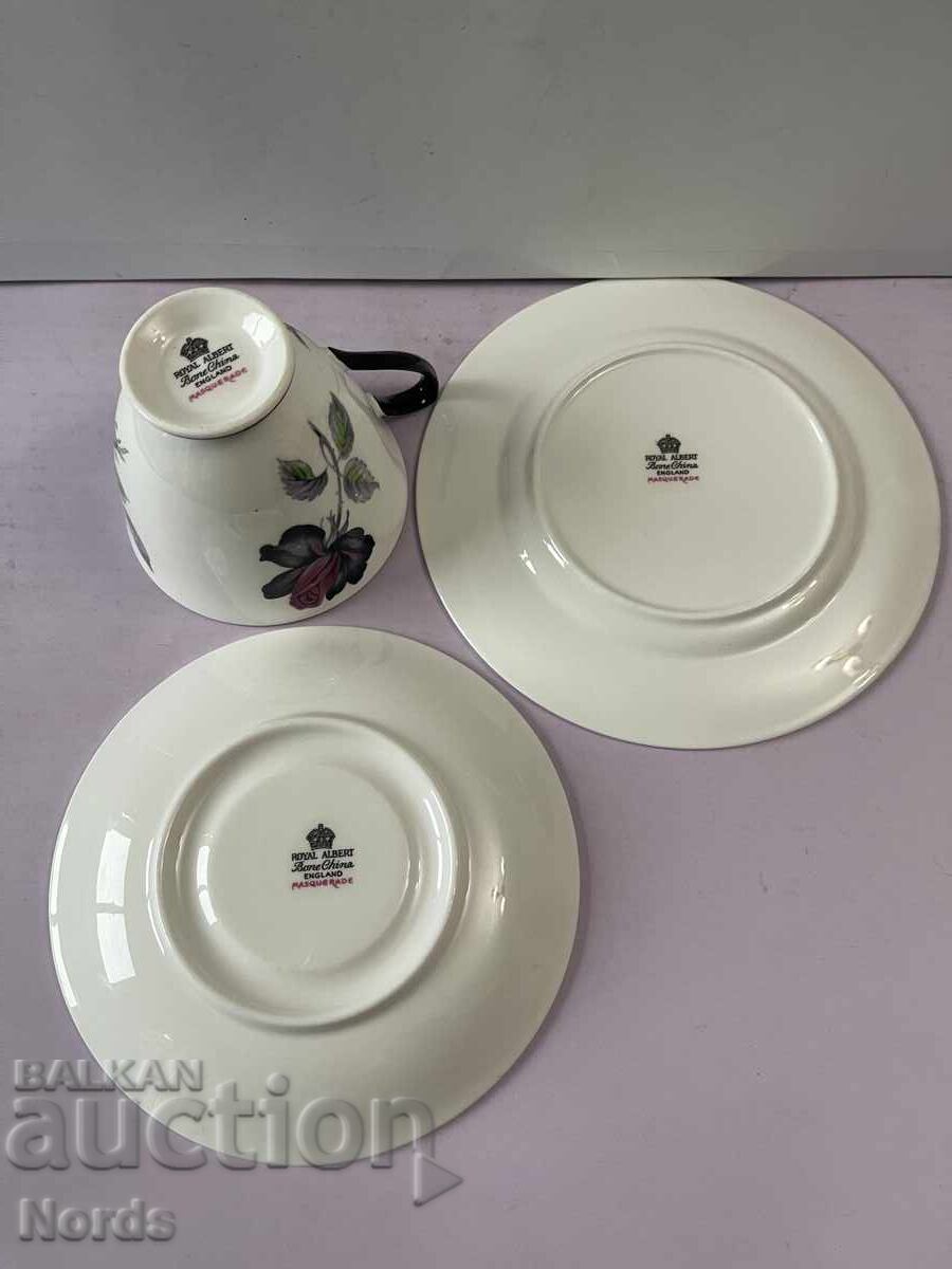 Доставка на Royal Albert английски троен сет за чай