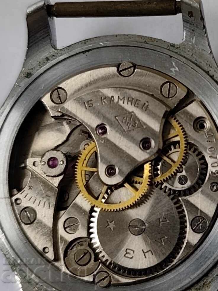 Παράδοση 0.01st. Παλιό Ρωσικό ρολόι Pobeda 3-δεν λειτουργεί-Β.Ζ.Τ