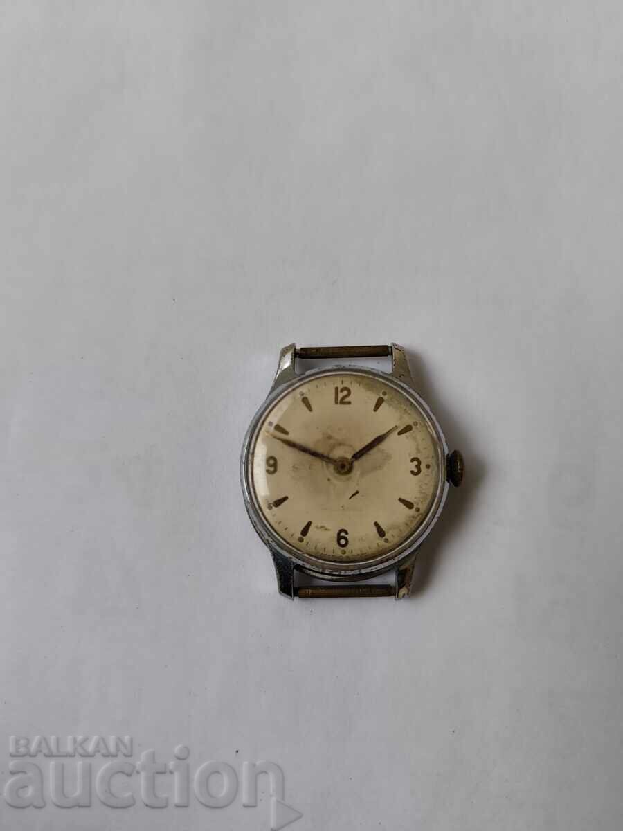 0.01st. Παλιό Ρωσικό ρολόι Pobeda 3-δεν λειτουργεί-Β.Ζ.Τ