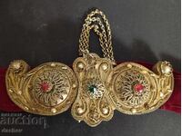 Filigran argintat cu motive din Renaștere, pafta, parte a costumului popular, secolul XIX