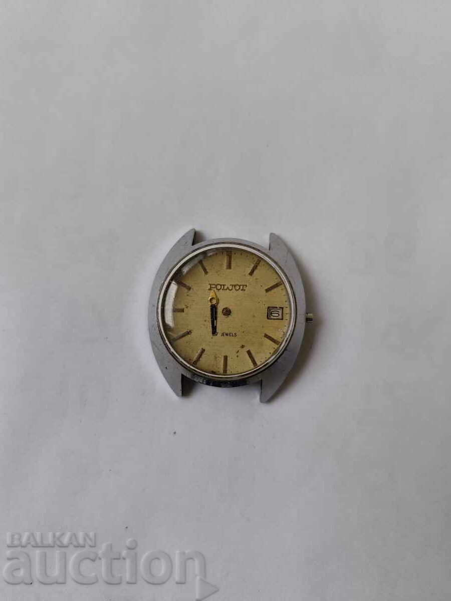 0.01st.Παλαιός Ρωσικός μηχανισμός Poljot 6 - δεν λειτουργεί - Β.Ζ.Τ με τιμή € 0.01 | 0.02 BGN