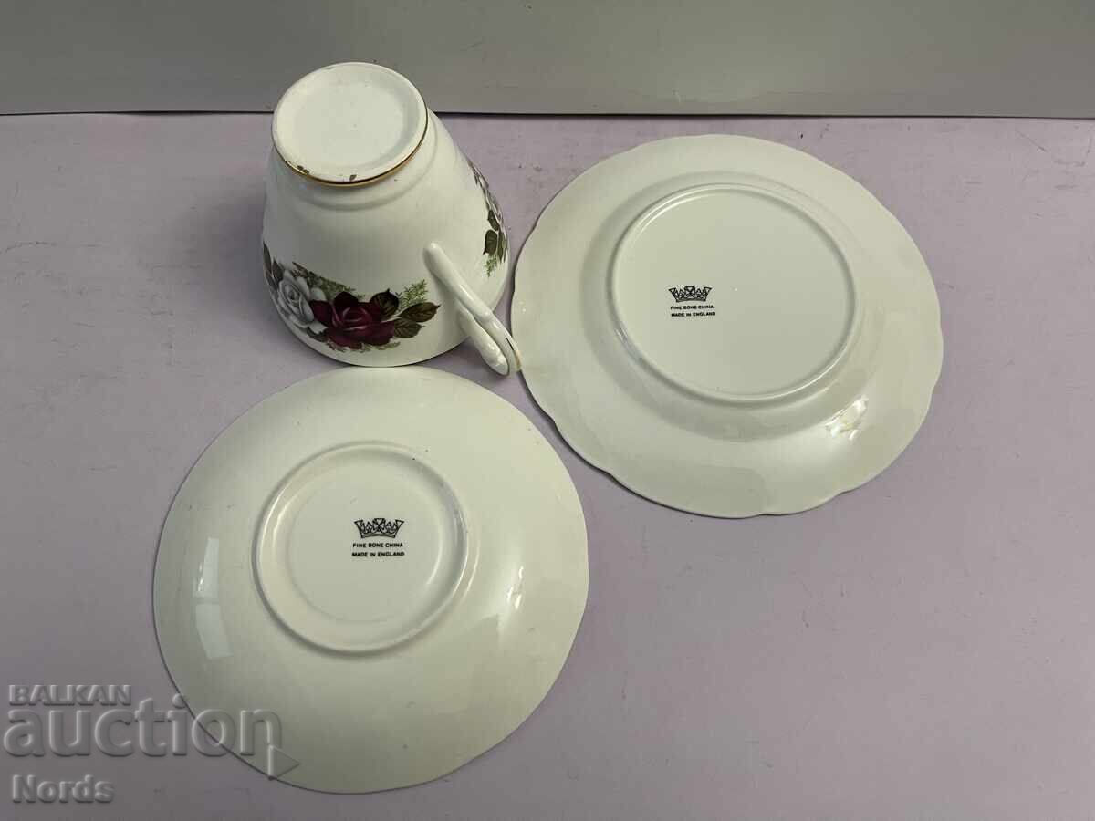 Английски троен сет за чай - 5