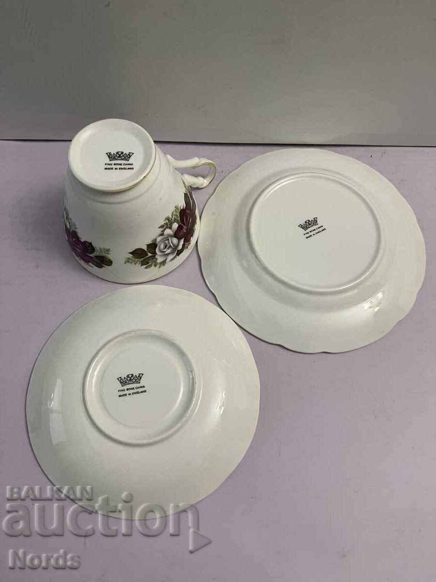 Αγγλικό τριπλό σετ τσαγιού - 5