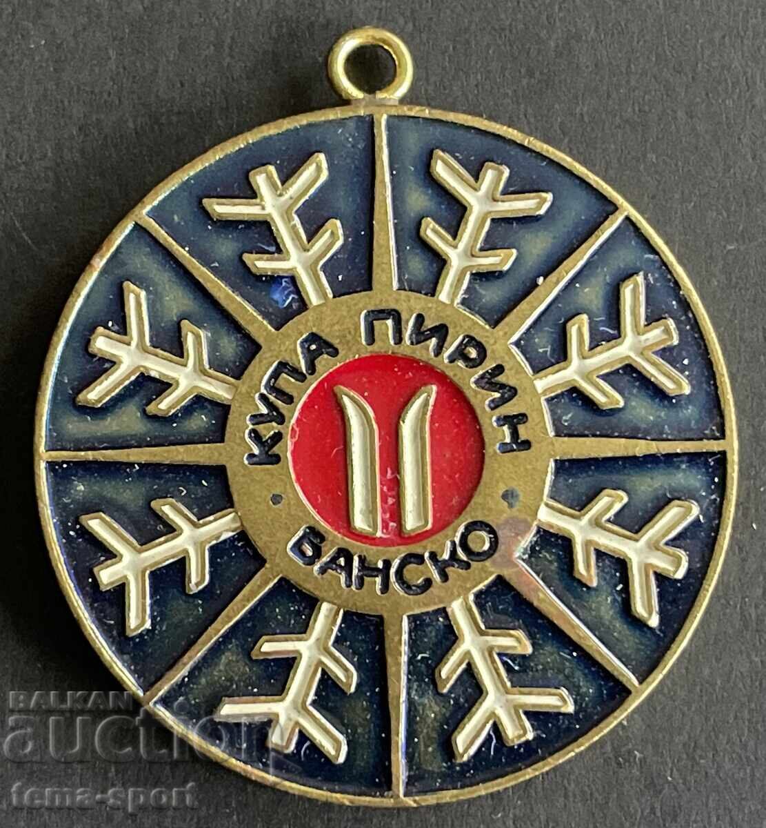 1802 Bulgaria medalie schi cupa Pirin Bansko 1802 Bulgaria medalie schi cupa Pirin Bansko