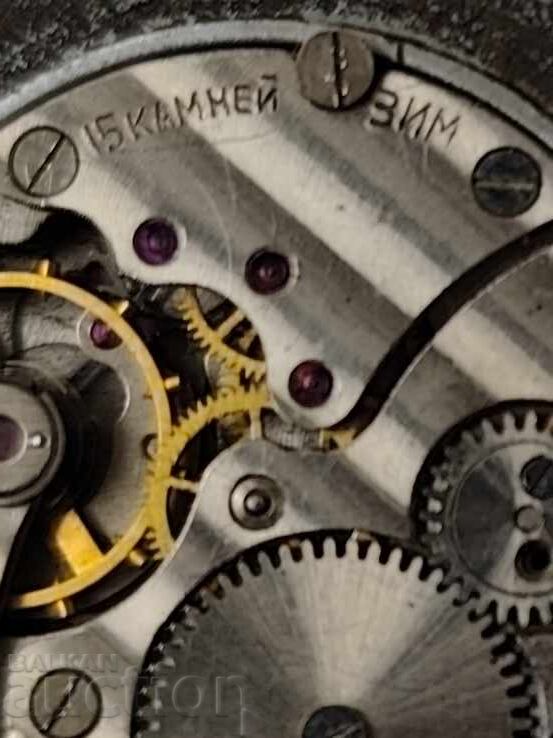 Δημοπρασία 0.01st. Παλιό Ρωσικό ρολόι ZIM 7 - δεν λειτουργεί - Β.Ζ.Χ