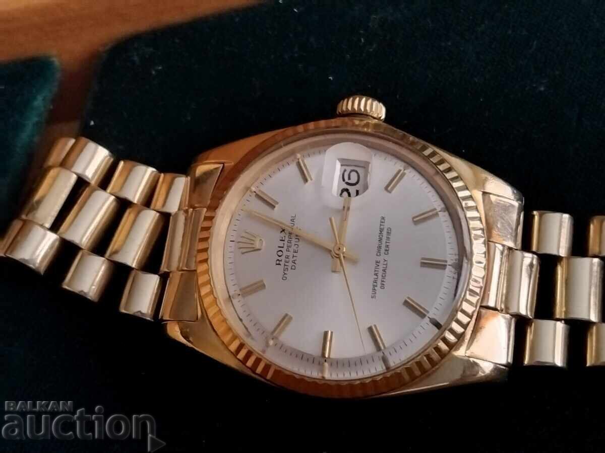 Rolex Datejust 18k solid gold watch with price € 32999.00 | 64540.67 BGN Rolex Datejust 18k solid gold watch with price € 32999.00 | 64540.67 BGN