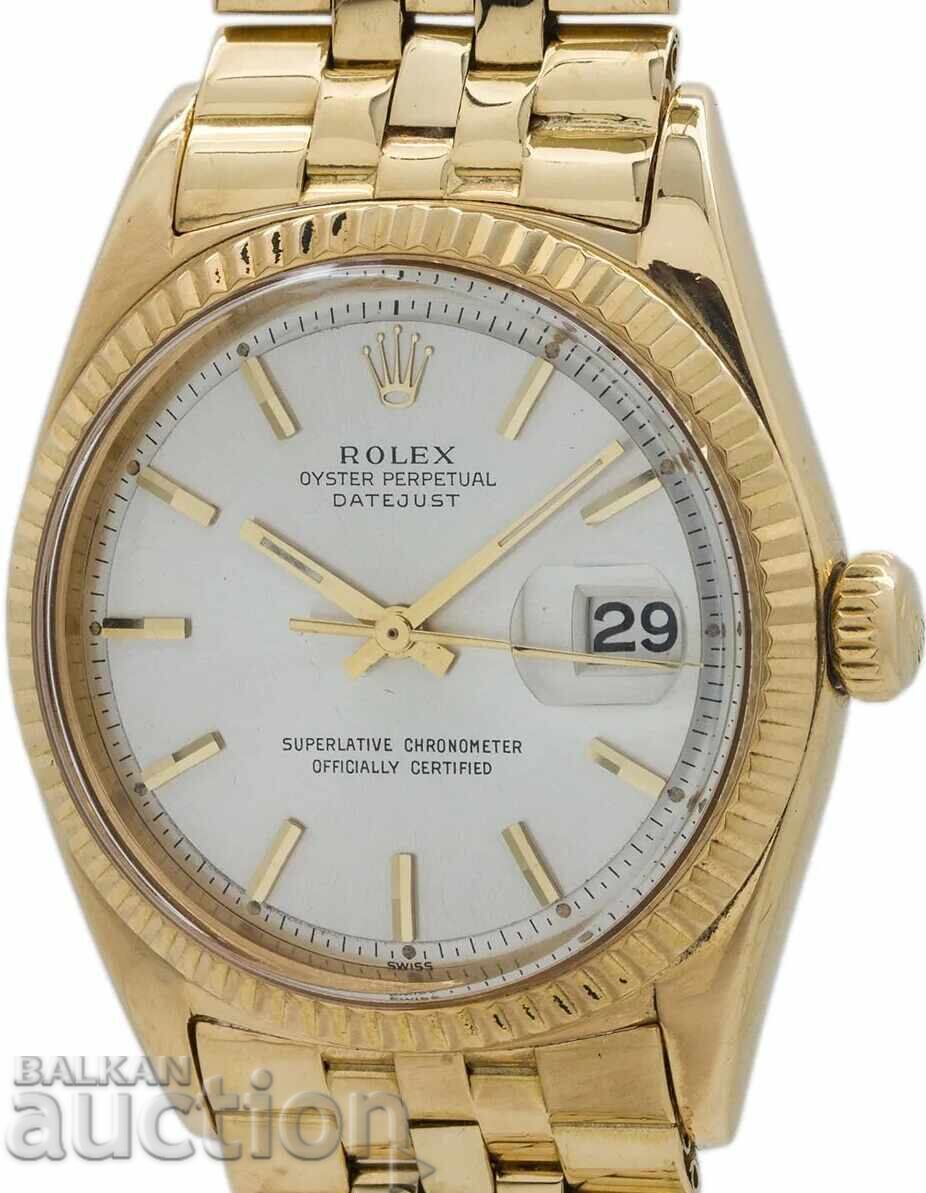 Rolex Datejust 18k solid gold