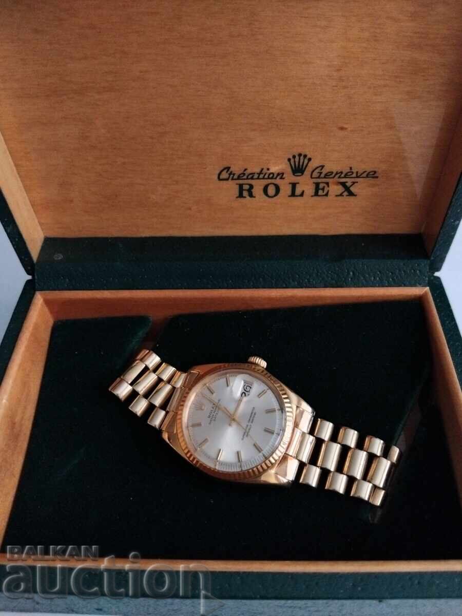 Rolex Datejust 18k solid gold / златен часовник / Rolex Datejust 18k solid gold / златен часовник /