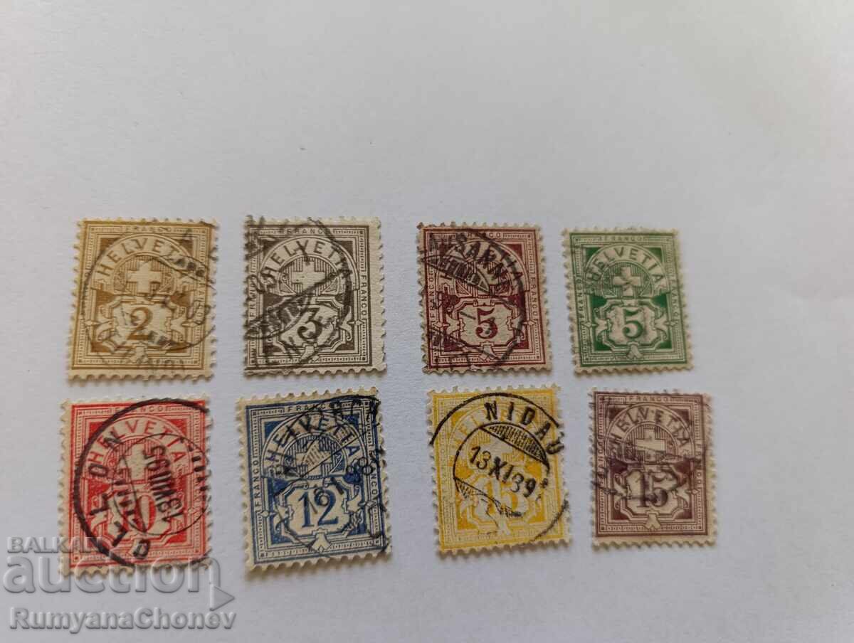Postage Stamps Switzerland 1882