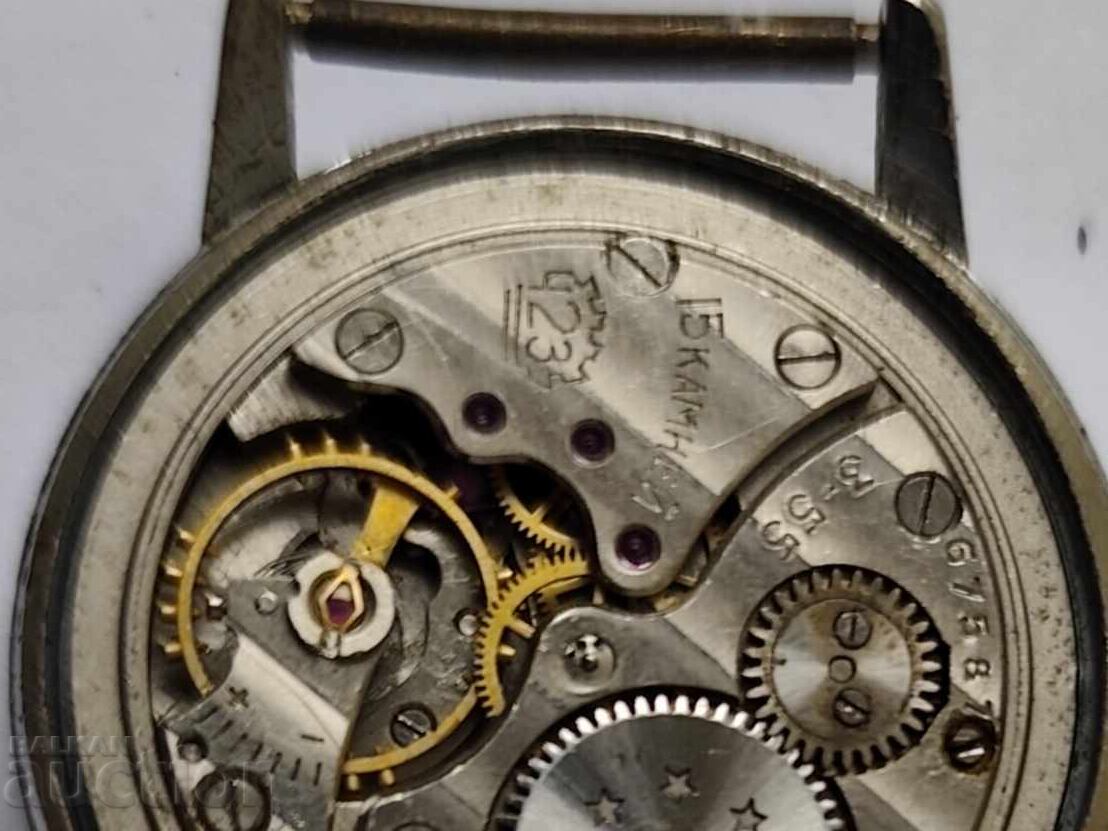 Παράδοση 0.01st. Παλιό Ρωσικό ρολόι Pobeda 11 - δεν λειτουργεί - Β.Ζ.S